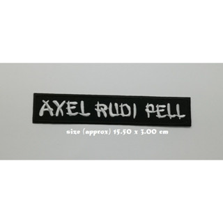 ตัวรีดติดเสื้อ Axel Rudi Pell อาร์มรีด อาร์มปัก ตกแต่งเสื้อผ้า หมวก กระเป๋า แจ๊คเก็ตยีนส์ Hipster Embroidered Iron On Se