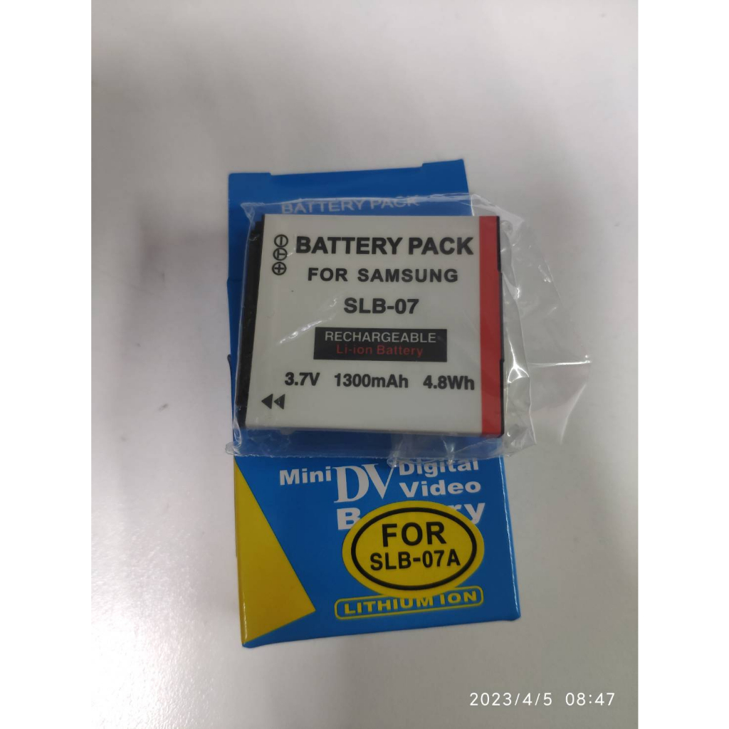 แบตเตอรี่กล้อง BATTERY SAMSUNG รหัสแบต SLB-07A
