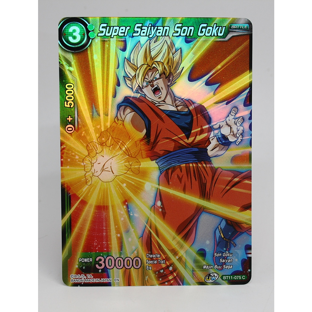 การ์ดดราก้อนบอล Dragon Ball Super Card BT11-075 Super Saiyan Son Goku