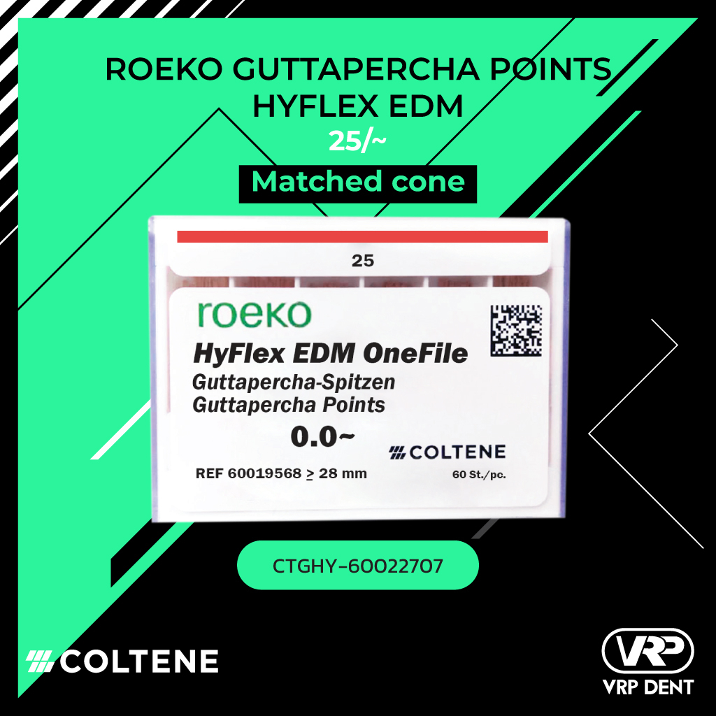 HyFlex EDM Guttapercha Points #25/~ 60 pcs. CTGHY-60022707