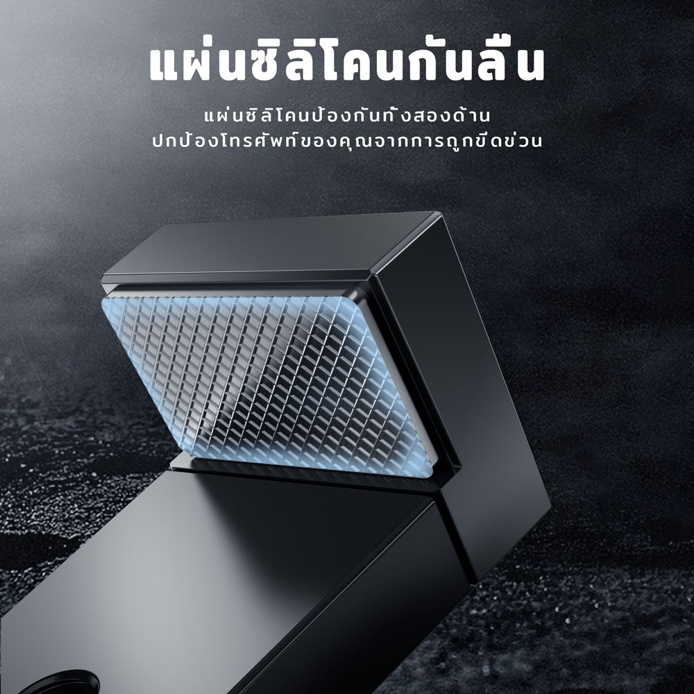 หัวจับมือถือ อลูมิเนียมอัลลอยด์ หัวจับโทรศัพท์ สกรู 1/4 นิ้ว สําหรับมือถือ Phone Clip Tripod Mount หัวจับมือถือแบบคลิป