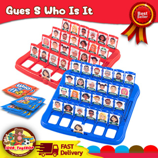 Gues S Who Is It เกมกระดานคลาสสิก เกมกระดานที่สนุกสนานในครอบครัวเกมทายปริศนาของเล่นเด็กของขวัญสำหรับเด็ก