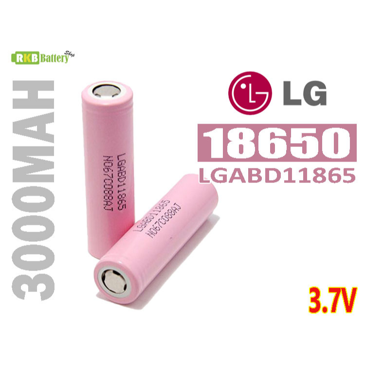 [พร้อมส่ง] LGABD11865 LG 3000mAh 3.7v Rechargeable Li-ion Battery ถ่านชาร์จ แบตเตอรี่ลิเธียมของแท้