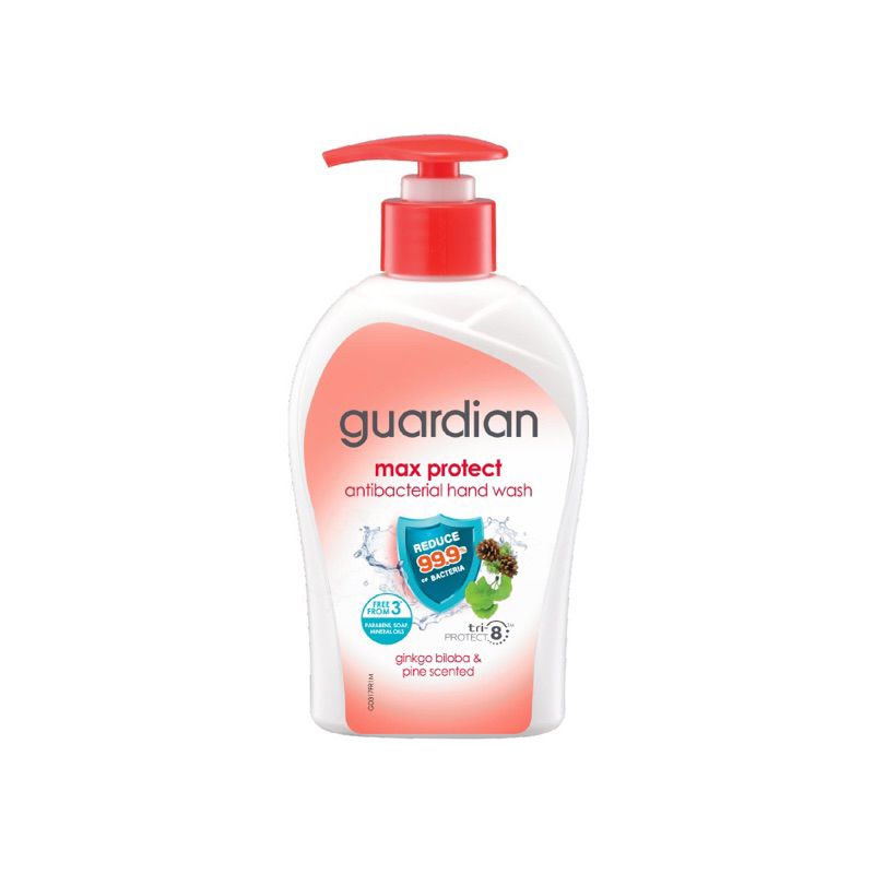 GUARDIAN MAX PROTECT ANTIBACTERIAL HAND WASH 250 ML