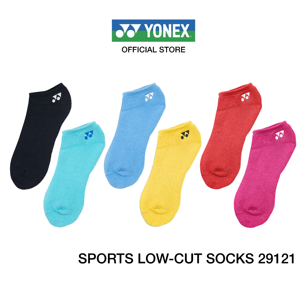 YONEX SPORT LOW-CUT SOCKS 29121 ถุงเท้า ข้อต่ำ ช่วยดูดซับแรงกระแทกและให้สัมผัสนุ่มสบายสวมใส่กระชับพร้อมระงับกลิ่น