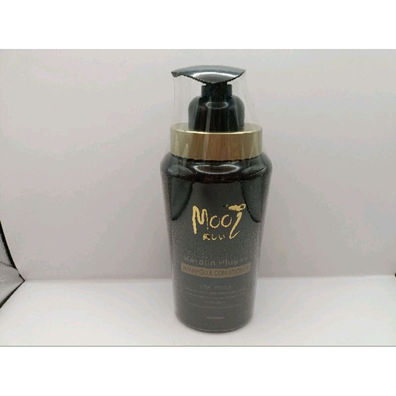 Mooi Keratin plus++ shampoo & conditioner แชมพูเคราตินผสมคอนดิชันเนอร์ 2 in 1 500ml.