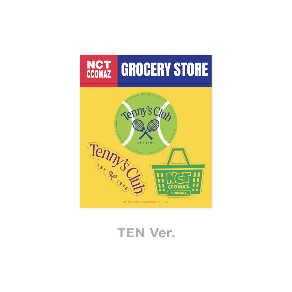 [NCT CCOMAZ GROCERY STORE] LUGGAGE STICKER - TEN