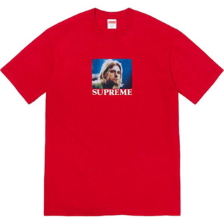 ใหม่พร้อมส่ง ของแท้ Supreme Kurt Cobain Photo Tee Red