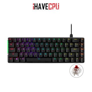 iHAVECPU KEYBOARD (คีย์บอร์ด) ASUS ROG FALCHION ACE BLACK (ROG NX RED SWITCH) (AURA SYNC RGB - EN/TH)