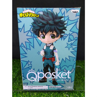 (ของแท้ สีA) อิซึคุ มิโดริยะ เดกุ มายฮีโร่อคาเดเมีย Q Posket My Hero Academia - Izuku Midoriya Ver.A