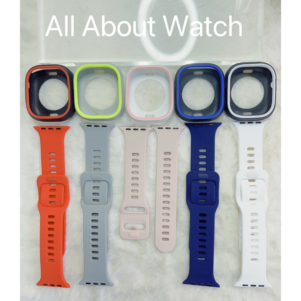 พร้อมส่ง สายนาฬิกาหมุดล็อค+เคส Nk ใช้ได้กับ Smart Watch 8 7 6 5 4 SE Ultra 8 Pro Hello Ultra X8Proma