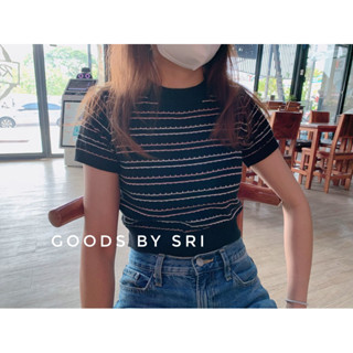 เสื้อยืดครอป พร้อมส่ง