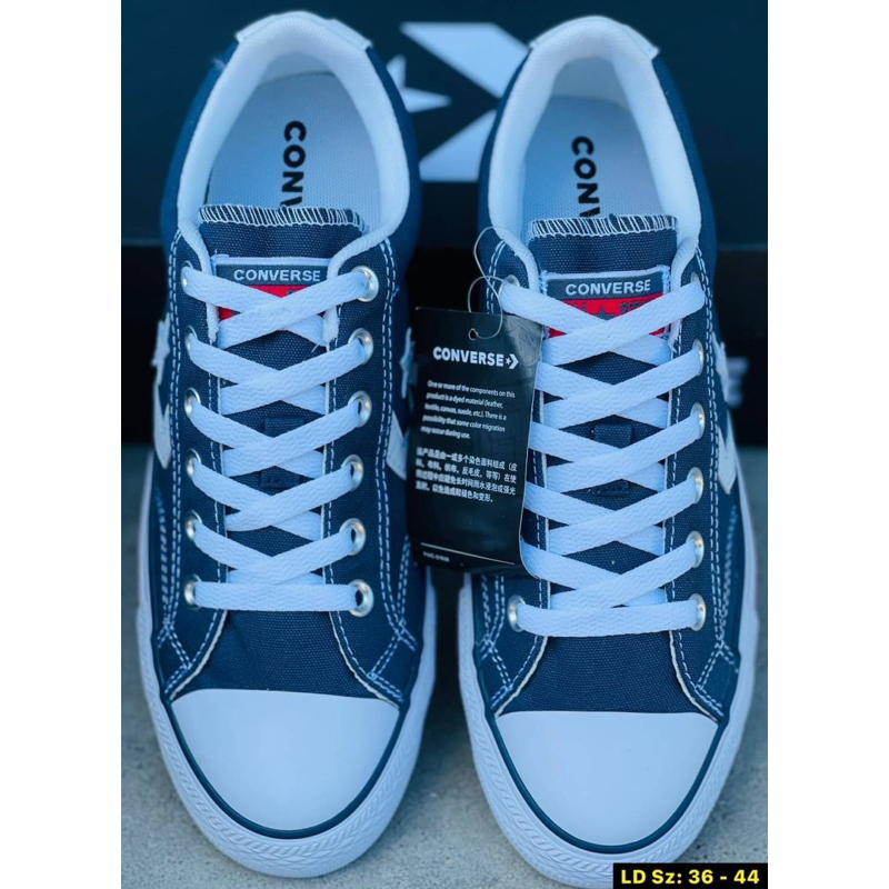 มาใหม่ Converse Star Player Ox  สีกรม / สีขาว พร้อมส่ง แถมกล่อง