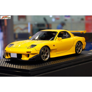 Ignition Model INITIAL D Mazda RX-7 (FD3S) Yellow