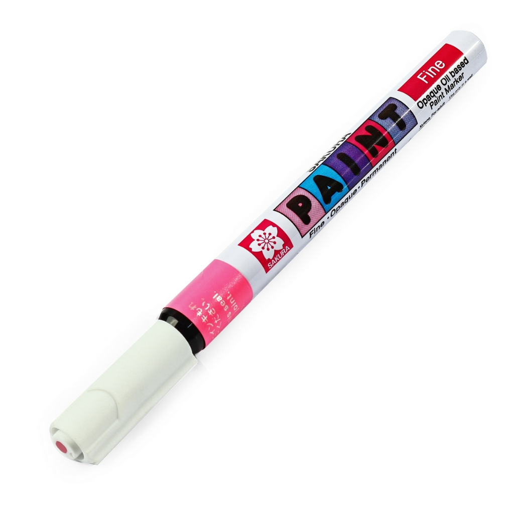 ปากกาเพ้นท์ หัวเล็ก สีชมพู ขนาด 1 มม. รุ่น XPMK-320 SAKURA
