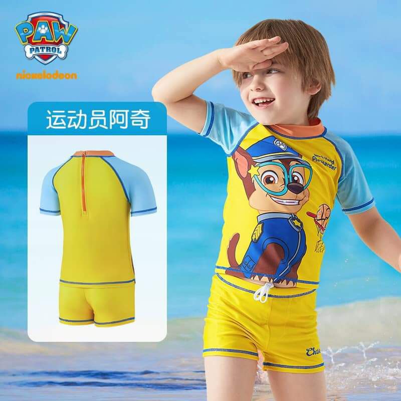 ชุดว่ายน้ำ Paw patrol 🐶 ชุดว่ายน้ำขาสั้น ชุดว่ายน้ำเด็ก