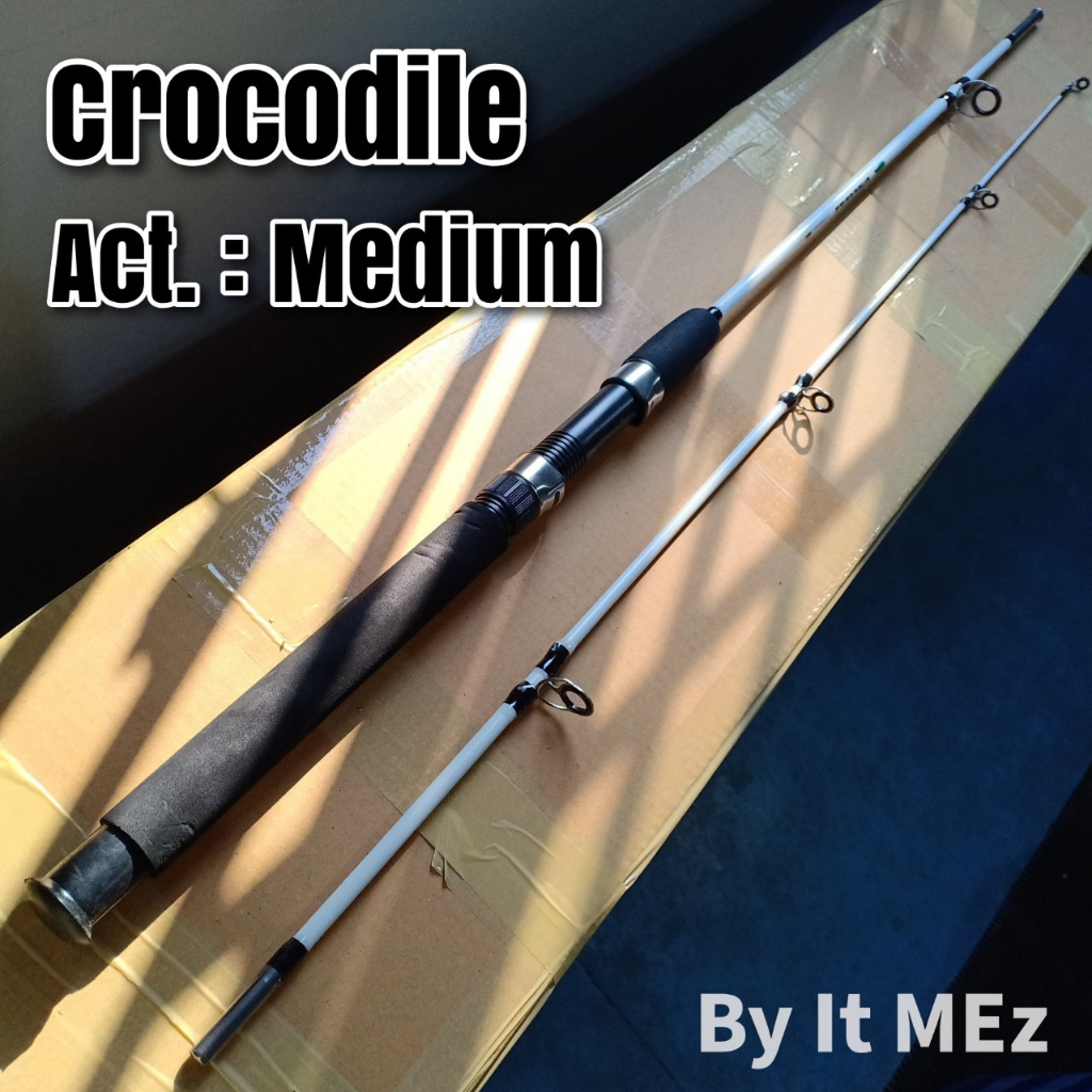 ของแท้ ราคาถูก คันเบ็ดตกปลา คันตัน คันหน้าดิน คันตันหยง Crocodile เหมาะกับหมายธรรมชาติ บ่อ ตกปลาใหญ่ Spinning