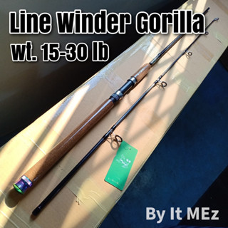 ของแท้ ราคาถูก ❗❗ คันเบ็ดตกปลา คันหมาป่า Line Winder Gorilla ด้ามก๊อกกราไฟท์ เหมาะสำหรับตกหน้าดิน ตกรำทั่วไป Spinning