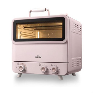 BEAR เตาอบไฟฟ้า 20 ลิตร ELECTRIC STEAMING OVEN (PINK) เตาอบขนมปัง เตาอบ