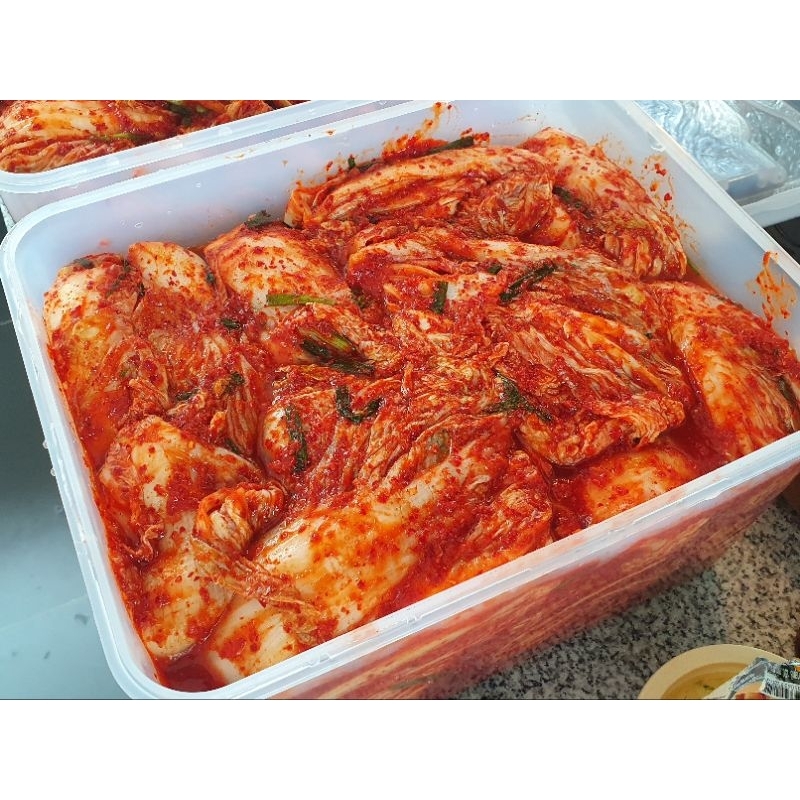 กิมจิทำโดยคนเกาหลี💯สะอาดอร่อย Kimchi made by Korean💯clean, delicious