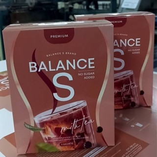 Balance S โปรตีน คุมหิว รสชานมใต้หวัน (5ซอง/กล่อง)