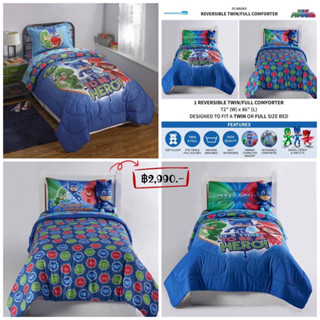 ผ้านวมใช้ได้ 2 ฝั่ง PJ Masks "Its Hero Time" Comforter