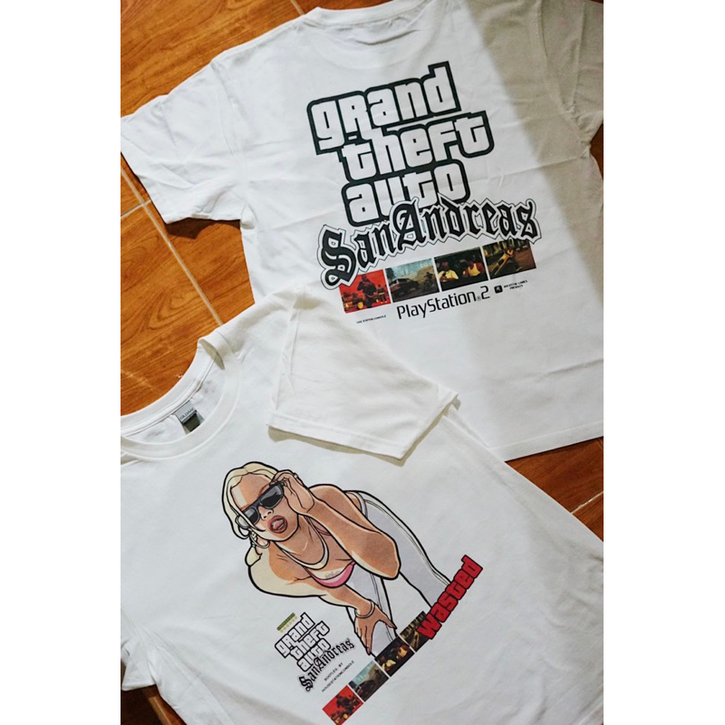 เสื้อยืดเกมส์ GTA San Andreas Ps2
