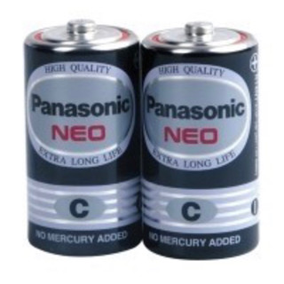 ถ่าน C NEO ถ่านไฟฉาย Panansonic แพค 2 ก้อน