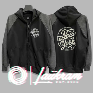 (ของแท้)เสื้อคลุมกันหนาว เสื้อฮู้ด New York รุ่นทูโทนราคาจากโรงงานโดยตรง