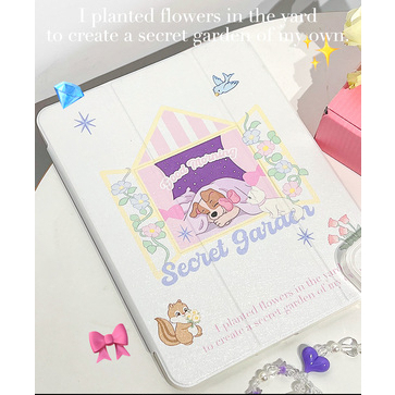 พร้อมส่ง nineopenเคสไอแพด Gen9 เคสiPad สุนัขนอนหลับ Gen8 10.2 Air4 MINI7 ใส่ปากกาได Air6 pro11 2024