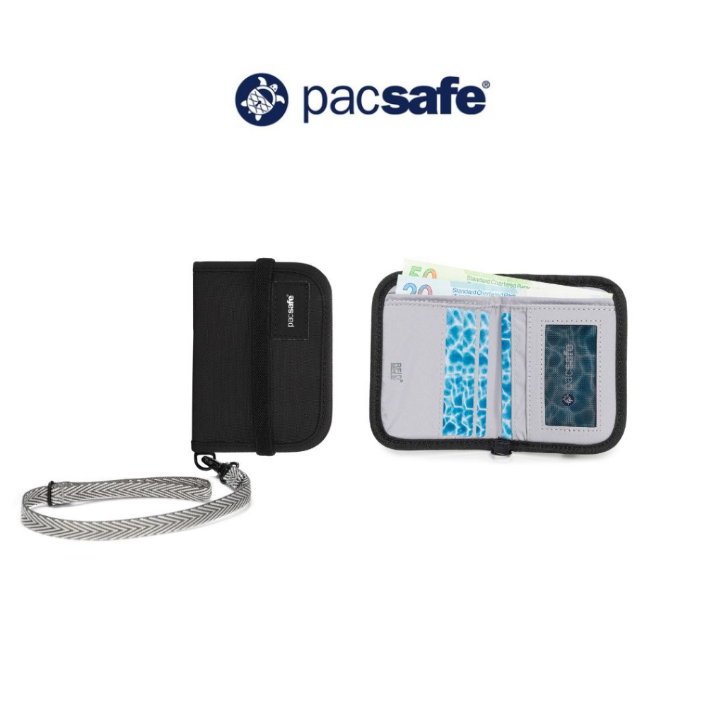 Pacsafe RFIDsafe V50 RFID Blocking Compact Wallet กระเป๋าสตางค์ กระเป๋ากันขโมย