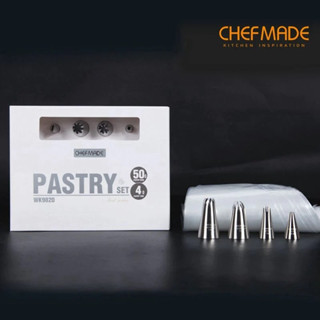 CHEFMADE ชุดบีบครีม หัวบีบครีม หัวบีบคุกกี้ Pastry set