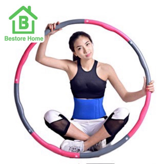 BestoreHome ฮูล่าฮูปโฟม Massaging Hula Hoop แบบมีลูกคลื่นช่วยนวด