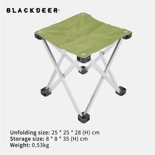 Blackdeer Aluminum Alloy Folding Stool ขนาด Medium