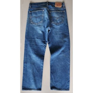 Levis หมึกแดงก้านดำ 501-0000 U.S.A Size W33 (I2686)