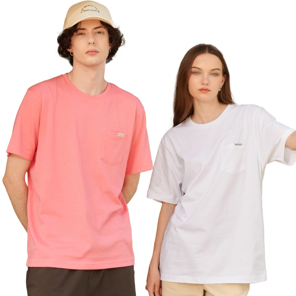 BODY GLOVE BASIC Cotton Pocket T-Shirt เสื้อยืดแบบมีกระเป๋า รวมสี