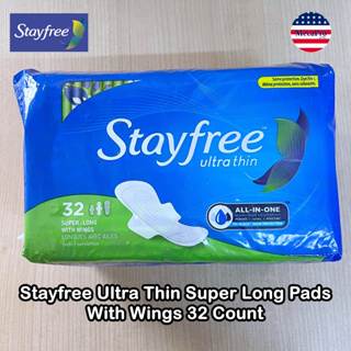 Stayfree® Stayfree Ultra Thin Super Long Pads With Wings 32 Count ผ้าอนามัยแบบมีปีก ยาวพิเศษ