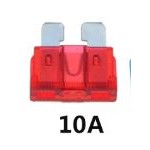 (5ชิ้น)ฟิวส์รถยนต์ Medium Auto Fuse Car High Quality Standard Car Fuse Blade 10A