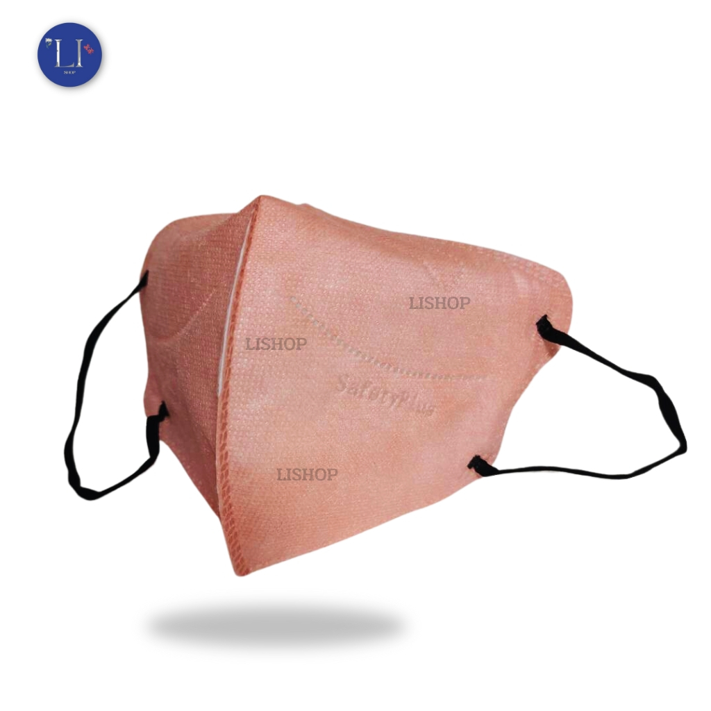 แมสหน้าเรียว 6D ปั้มลาย KN95 สายดำ และสายขาว ( สำหรับผู้ใหญ่ ) - รูปที่ 6