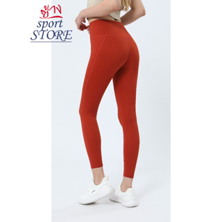 Yoga Womens Stretch Leggings กางเกงกีฬากางเกงโยคะเอวสูงสําหรับออกกําลังกาย สำหรับออกกําลังกาย 7 ส