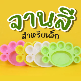 [พร้อมส่ง] จานสี 8 หลุม คละสี