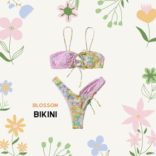 Blossom Bikini - บิกินี่ลายดอกไม้สลับลายเสือ