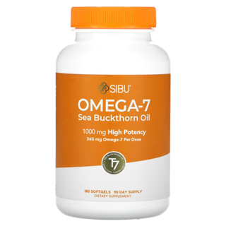 Sibu Beauty Omega-7 Sea Buckthorn Oil 1000 mg 180 Softgels