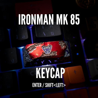 ส่งฟรี Artisan keycap ironman damage