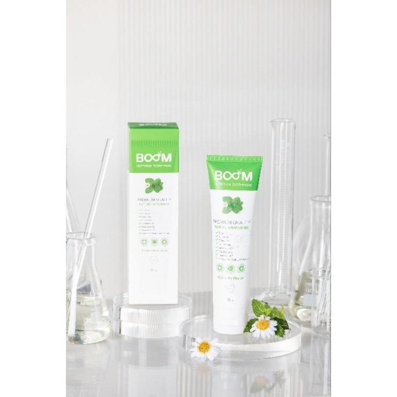 ยาสีฟัน BOOMนวัตกรรมยาสีฟันสมุนไพรนาโนเจล 80 กรัม