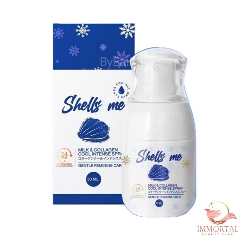 แท้ % สเปรย์ฉีดหลีหอม SHELLS ME เชลมี คูลสเปรย์ สำหรับจุดซ่อนเร้นสูตรอ่อนโยน ฉีดปุ๊บหอมปั๊บ