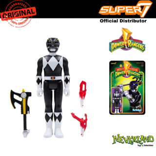 Super7 Mighty Morphin Power Rangers Black Ranger Wave 2 Reaction Figure