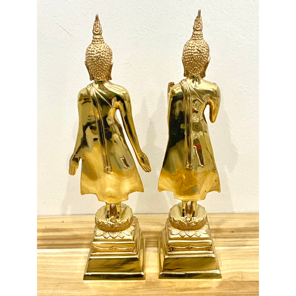 พระพุทธรูป ปางเปิดโลก ห้ามสมุทร 5 นิ้ว ทองเหลืองแท้100%(ราคาต่อองค์) ราคา ถูกที่สุด ดีลบีเคเค แกลเลอรีภาพที่ 6