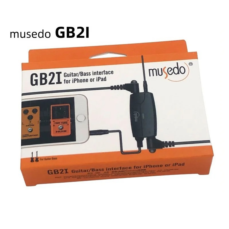 GB2iกีต้าร์LinkระบบเสียงAMPเครื่องขยายเสียงกีตาร์แปลงอะแดปเตอร์สายเคเบิลสำหรับไอโฟน Samart phone