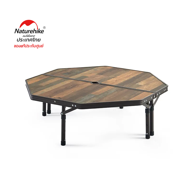 Naturehike Thailand โต๊ะแคมป์ปิ้ง MDF outdoor eight-sided table